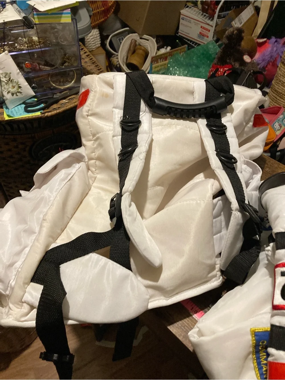 Aeromaz NASA backpack with jumpsuit, boots and hat costume